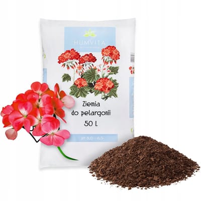 Bimberek - Ziemia voor Pelargonium en Surfinia - 50L - Balkonbloemen - Hoge Kwaliteit