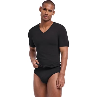 FALKE Daily Seamless naadloos modal top van onderlaag heren zwart - maat S