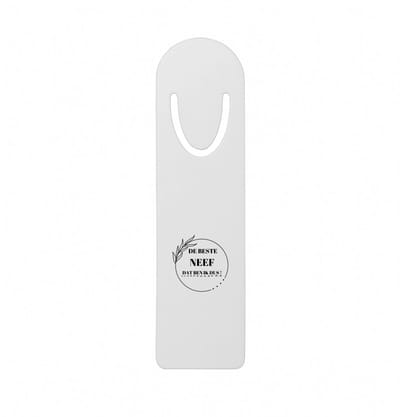 Hacebo® - de beste neef dat ben ik dus metalen boekenlegger - Neef - beste neef - liefste neef - verjaardag - cadeau - kado - bedankje Bladwijzer boekenleggers - 12.7 cm x 3.2cm