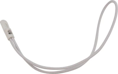 Afdekzeilwinkel - Spanner kunststof haak 35cm elastiek wit