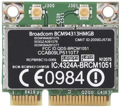 Allecto - WiFi en Bluetooth Netwerkkaart - Geschikt voor HP laptops - Verbeterde verbinding - Voor G4/G7/DV7 Series - Betrouwbaar en snel - Compati...