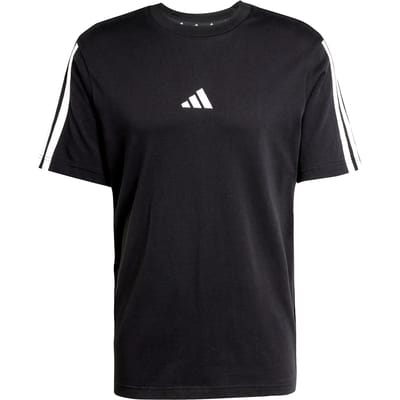 T-shirt van eenvoudige jersey adidas Essentials 3-Stripes