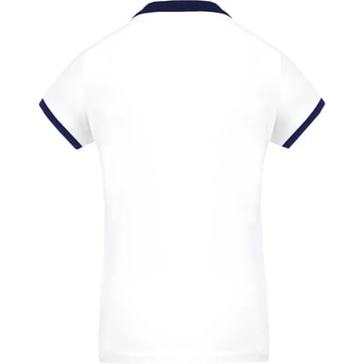 Damessportpolo 'Proact' met korte mouwen White - M