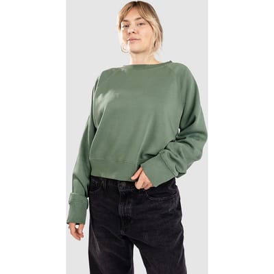 Blue Tomato Washed Out Boxy Sweater groen