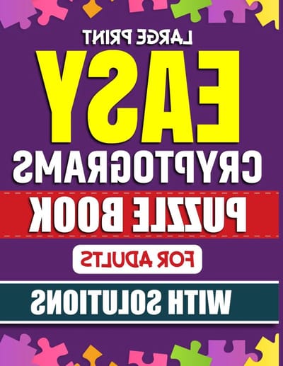 Cryptogram Puzzelboek - Raadsels Boek - Hersenen Trainen - Grote Letter Print - 8.5 x 11 inch - Niet gespecificeerd