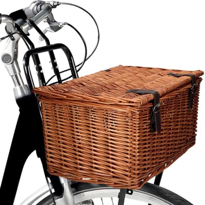 CLVP® Fietskrat - Fietsmand - Bruin