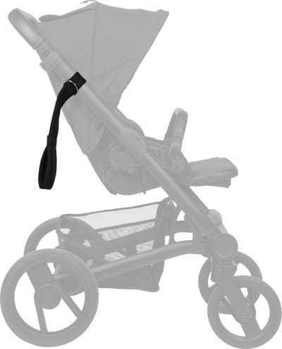 Dooky Walk Along Strap - Mee loop strap voor de kinderwagen of buggy - Zwart