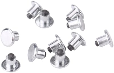 Dailygoods - Banden Schroef - Wiel Banden Spikes - Ideaal voor Sneeuw - Zilver - Geschikt voor Fiets Auto Motorfiets - 100 Stuks