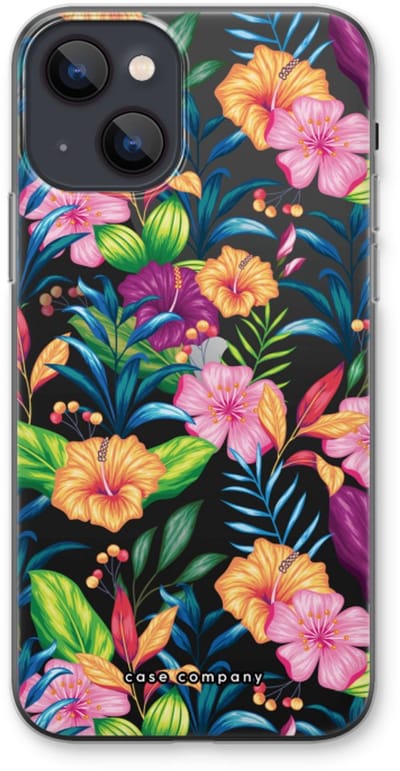 Case Company® - Hoesje geschikt voor iPhone 13 hoesje - Tropisch 2 - Soft Cover Telefoonhoesje - Bescherming aan alle Kanten en Schermrand