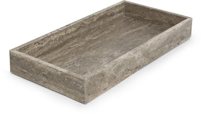 Titanium travertine dienblad 40x20x5cm - MOOISA