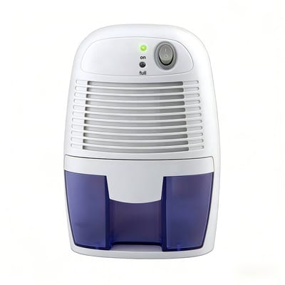 Luchtontvochtiger - Luchtontvochtigerslaapkamer - Luchtontvochtiger Badkamer - 500 ml - voor het bestrijden van vocht, schimmel en condens - voor huis, keuken, slaapkamer, caravan, kantoor en garage - wit en blauw