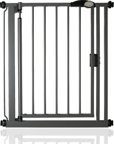 Safetots Self Closing Klemhek, Traphekje 68,5cm - 75cm, Grijs