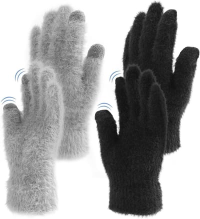 Vingerloze Handschoenen voor Dames - Winter Armwarmers van Pluche - Korte Gebreide Mittens voor Vrouwen en Meisjes, Perfect voor Koude Dagen en Activiteiten