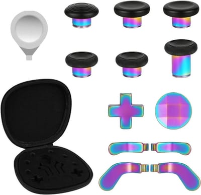 Metalen thumbsticks voor Xbox One Elite en Elite Series 2 controllers, analoge joysticks met magnetische coating en verbeterde grip voor optimaal spelplezier