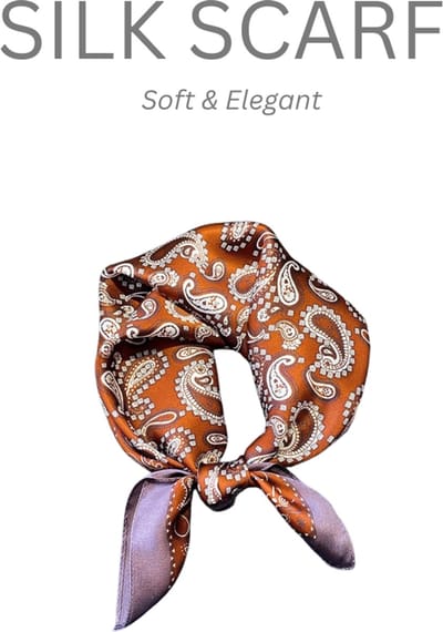 S_50CM Prachtige & Lichtgewicht 100% Moerbei zijden Vierkante Sjaal Cadeauverpakking