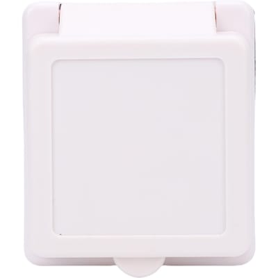 Camperstekker Draaisluiting Inlaat 50 Amp NEMA SS2 50P Afgesloten Vergrendelbare Flens Stekker Stekker voor Trailer Schip Caravan Bus white
