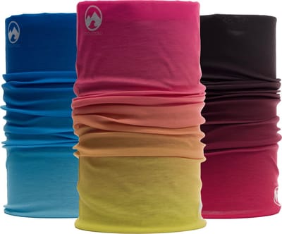 MowMow 3-pack Nekwarmer - Sjaal - Bandana - Fiets - Sport - Wintersport - Heren - Dames