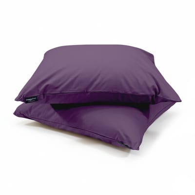 HappyBed Kussenslopen Wineberry 60x70 cm - Kussensloop set 2 stuks - 100% Katoen - Ultieme slaapcomfort