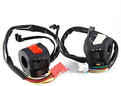 Aan/uit-schakelaar Motorfiets Stuurhoorn 7/8 inch Waterdicht Universeel - Richtingaanwijzer Motorverlichting Handvatschakelaar