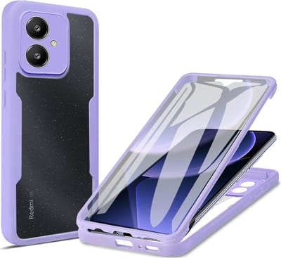 Hoesje geschikt voor Xiaomi Redmi 13C 5G - Techsuit ColorVerse 360 Case met Screenprotector - Paars