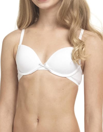 Boobs & Bloomers Anny - meisjes beugel bh - maat 80B - wit - 30050040