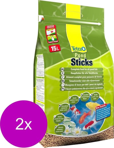Tetra Pond Sticks - Vijvervoer - 2 x 15 l