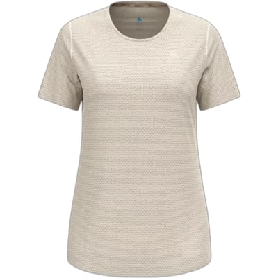 Odlo Crew Active 365 Linencool T-shirt Met Korte Mouwen Beige L Vrouw