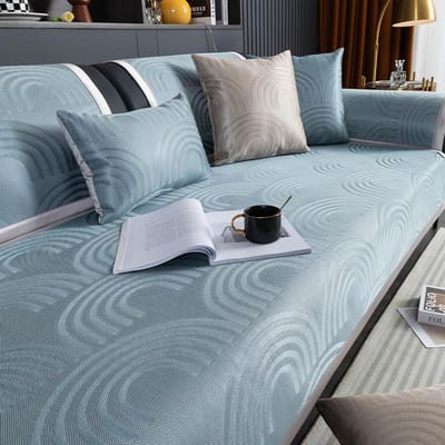 Zomer IJszijde Bankkussen Modern High-End Antislip Zomer Mat Koel Kussen Zomer Licht Luxe Bankhoes Kussen 70*70cm