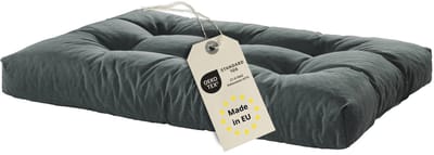 Bodyprotect zitkussen voor pallets - palletkussen 120x80 cm - palletkussens buiten & binnen - te gebruiken als zitkussen of pallet-zitkussen - Made in EU - 120 x 80 x 12 cm - donkergrijs