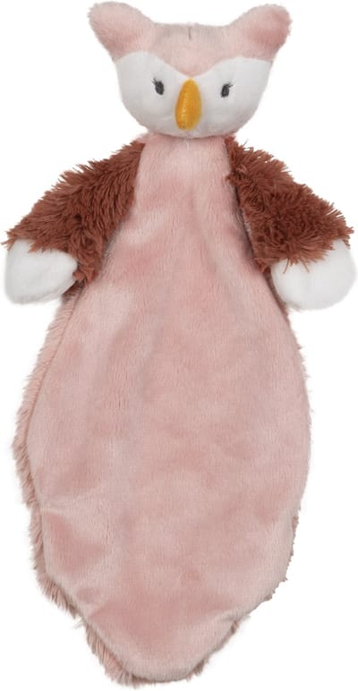 Happy Horse Uil Olivia Knuffeldoekje - Oudroze - Baby cadeau