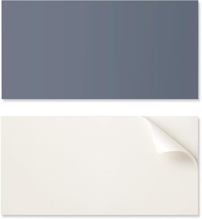 Decoratief zelfklevend vinyl wandpaneel 100x50 cm donkerblauw