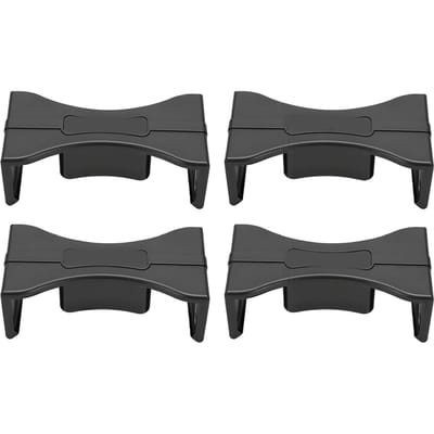 4 Stuks Camping Tafelblad Clips 3,94 Inch Opvouwbare Bureau Gesp Klemmen Connectoren Zwart
