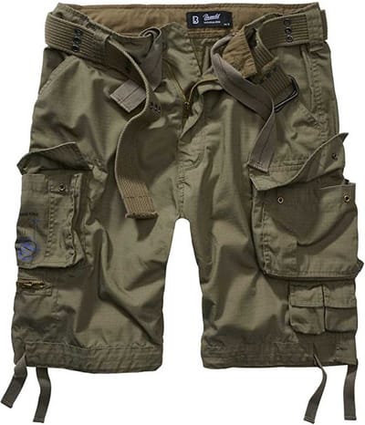 BRANDIT Savage Ripstop Cargo Korte Broek - Heren - Olive - XL
