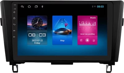 Autoradio met bluetooth - Carplay - Voor Nissan Qashqai 2 & X-Trail T32 (2013-2017) - Geschikt voor Apple en Android - Stereo - Navigatie - Navigatiesysteem auto - 1GB 16GB