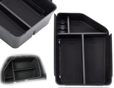 JHUBERS- Opbergbox voor Middenconsole - Organizer - Tray - Compatibel met Kia EV6 - Hoogwaardig ABS - Perfecte Pasvorm - Opbergdoos