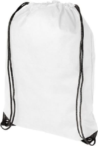 Finnacle - Rijgkoord Gymtas - Nylon Rugzakjes - Witte Nylon Rugzak