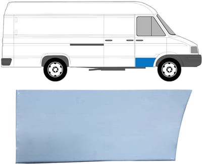 Reparatiepaneel voor deur voor Iveco Daily 1990-1999 / Rechts
