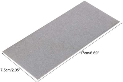 Dailygoody - Diamantplaat - Slijpsteen - Fijn en grof slijpen - Wit - Keuken- en handgereedschap - Voor messen en houtbewerking - 150 mesh