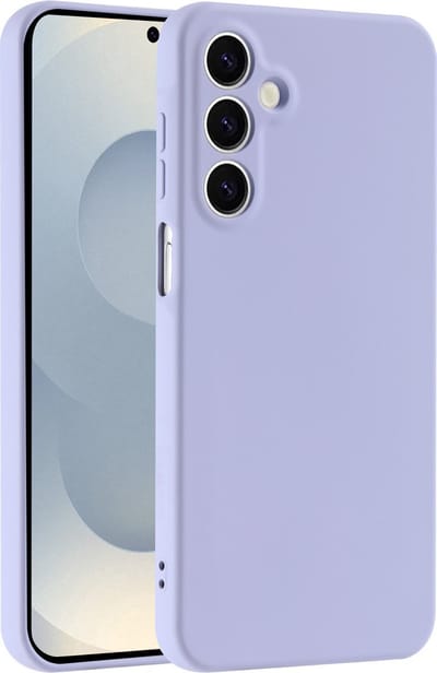Hoesje geschikt voor Samsung Galaxy S25 hoesje zacht siliconen- Arara backcover - Lila