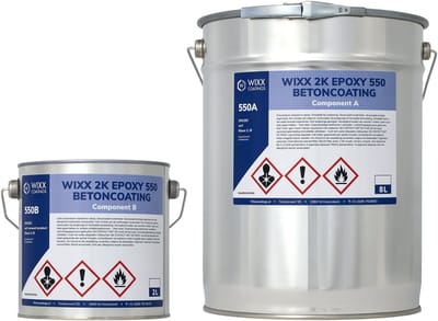 Wixx 2K Epoxy 550 Betonverf - 10L - RAL 6024 | Verkeersgroen