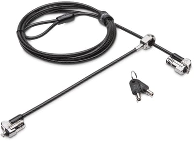 Kensington NanoSaver®-laptopslot met dubbel slothoofd en sleutel