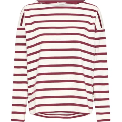 Gestreepte lange mouwen t-shirt voor dames b.young Ramsi