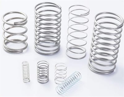 Compressieveer Roestvrij Staal - Drukveer Set - Apparaten Reparatie - Corrosiebestendig Verzinkt - 10 Stuks 45mm - Zilverkleurig