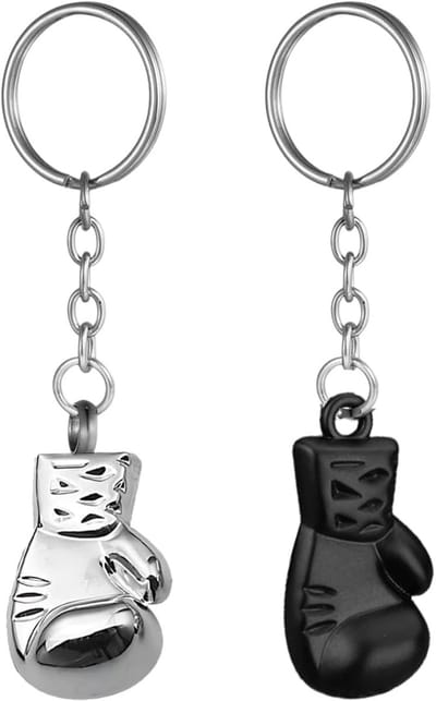 NTHProducts - Sleutelhangers - Boxing Gloves - Creatief ontwerp - Metaal - Duurzaam - Perfect voor sportliefhebbers - Set van 2