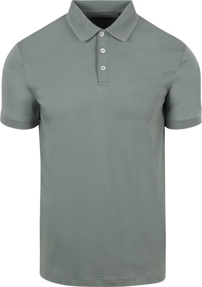 Suitable Liquid Poloshirt Groen - Maat 3XL - Heren - Polo shirt Heren met Korte mouw
