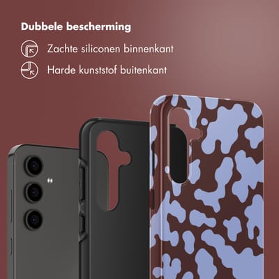Selencia Hoesje - Geschikt voor Samsung Galaxy S24 FE - Backcover - Moo'd Lavender Glow