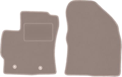 Beige voormatten voor: Toyota Verso minivan (2009-2013)