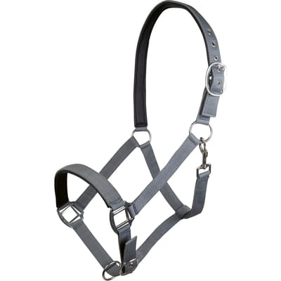 Nylon halster voor paard met zachte voering HKM Charming