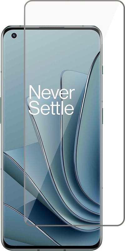Screenprotector geschikt voor OnePlus 10 Pro - Gehard Glas Beschermglas Tempered Glass Screen Protector