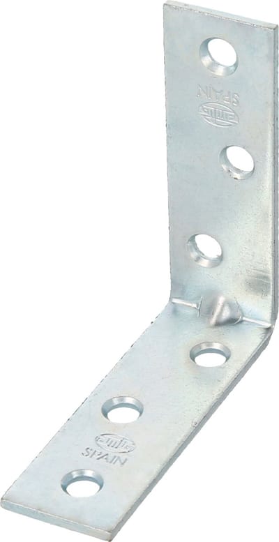AMIG hoekankers/stoelhoeken - 16x - verzinkt staal - breedte 1.9cm - lengte 2 x 6cm